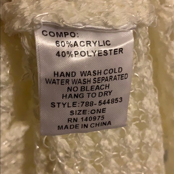 NWT JLUXLABEL Off White Laurel Crochet Cardigan Du - Picture 7 of 12